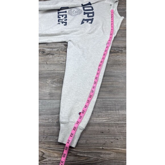 VTG Hope College Gray CHAMPION Reverse Weave SPELL OUT w SEAL Sweatshirt Men's L - Picture 8 of 12